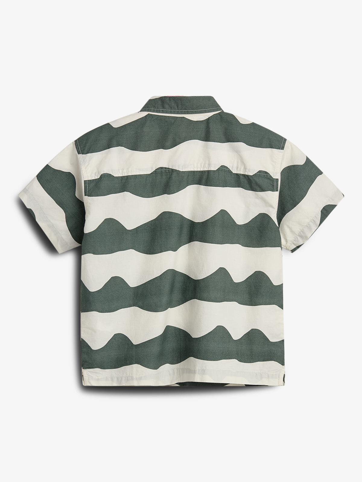 Popeline Wave Shirt - Tween - Petrol | 100404 Kean