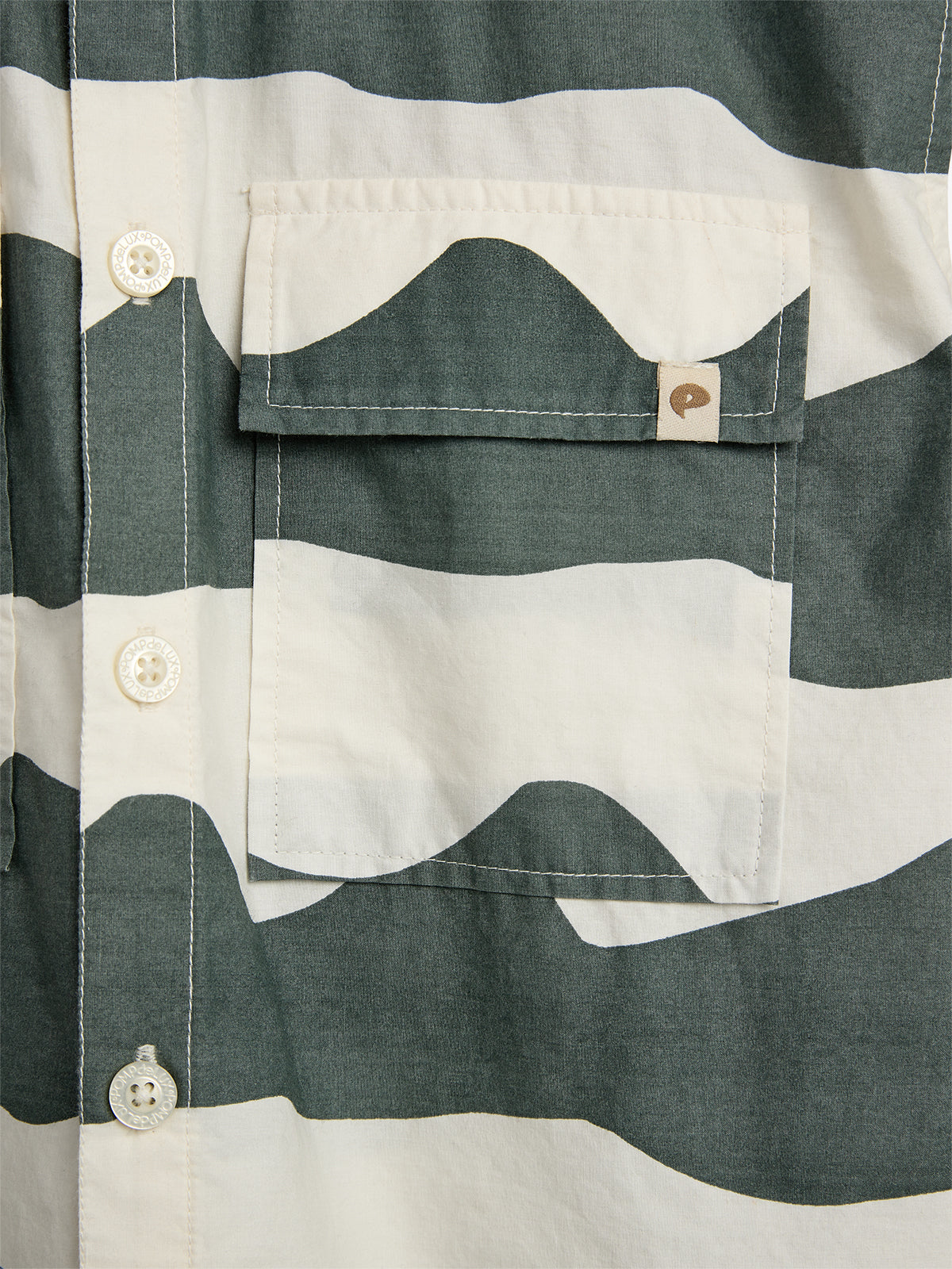 Popeline Wave Shirt - Tween - Petrol | 100404 Kean