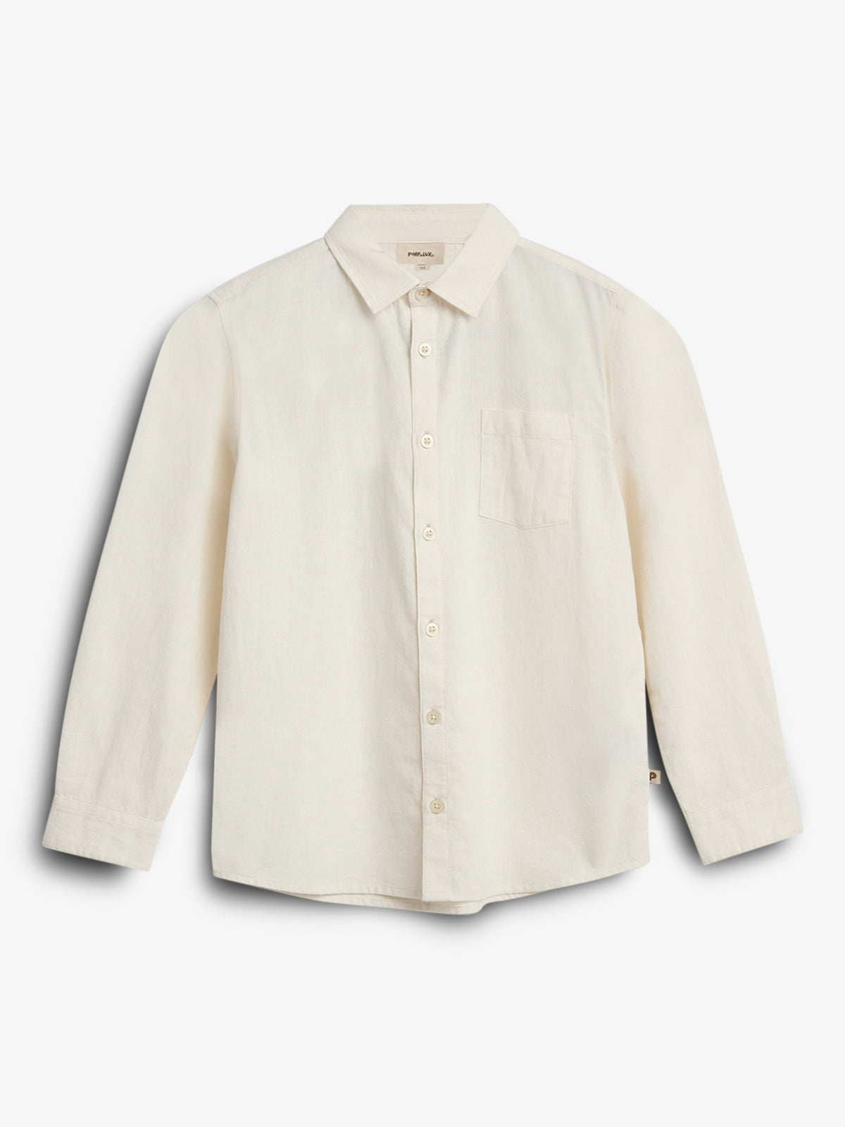 Leinenhemd - Tween - Off white | 100170 Pelle