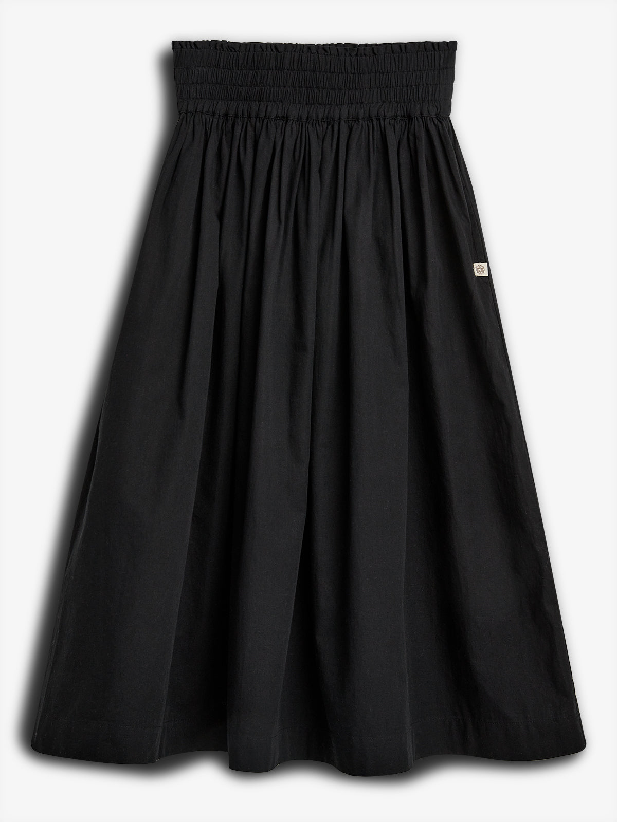 Wadenlanger Popeline Rock - Tween - Black | 100225 Laura