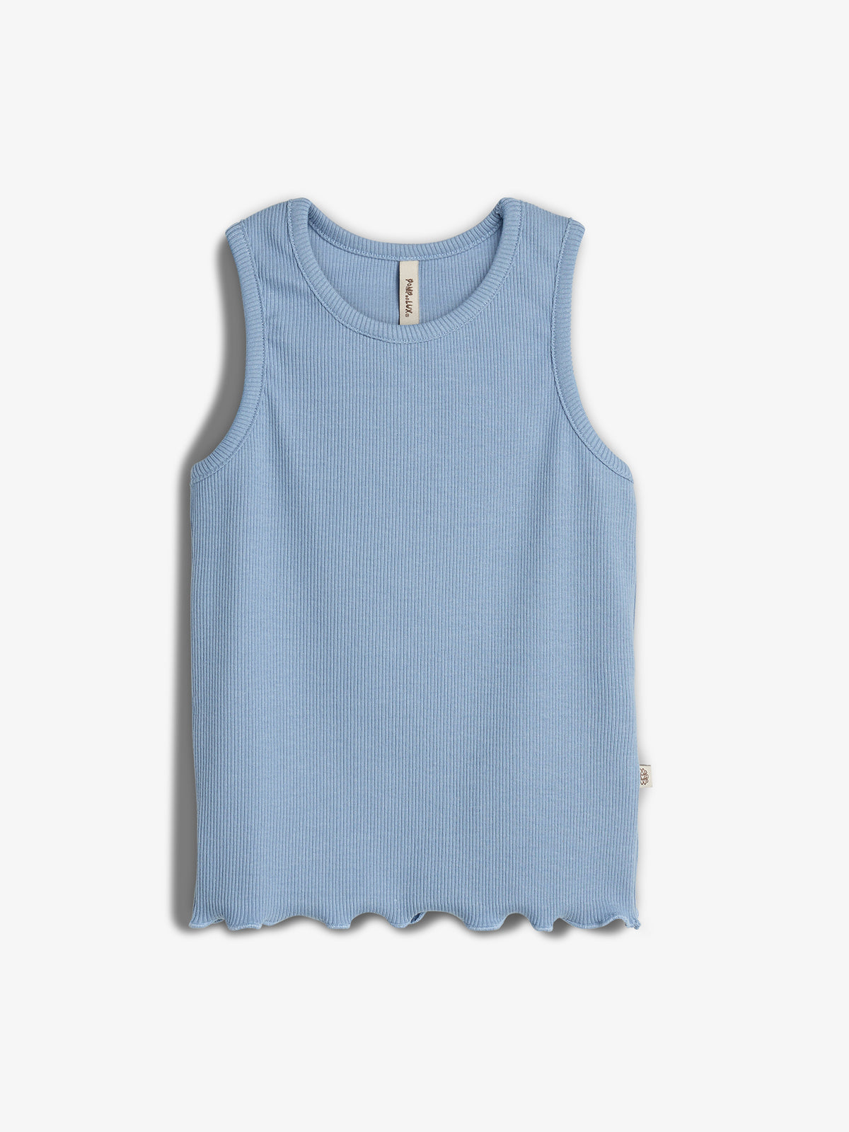 Modal-Ripp Ärmelloses Top - Blue | 100326 Fiona