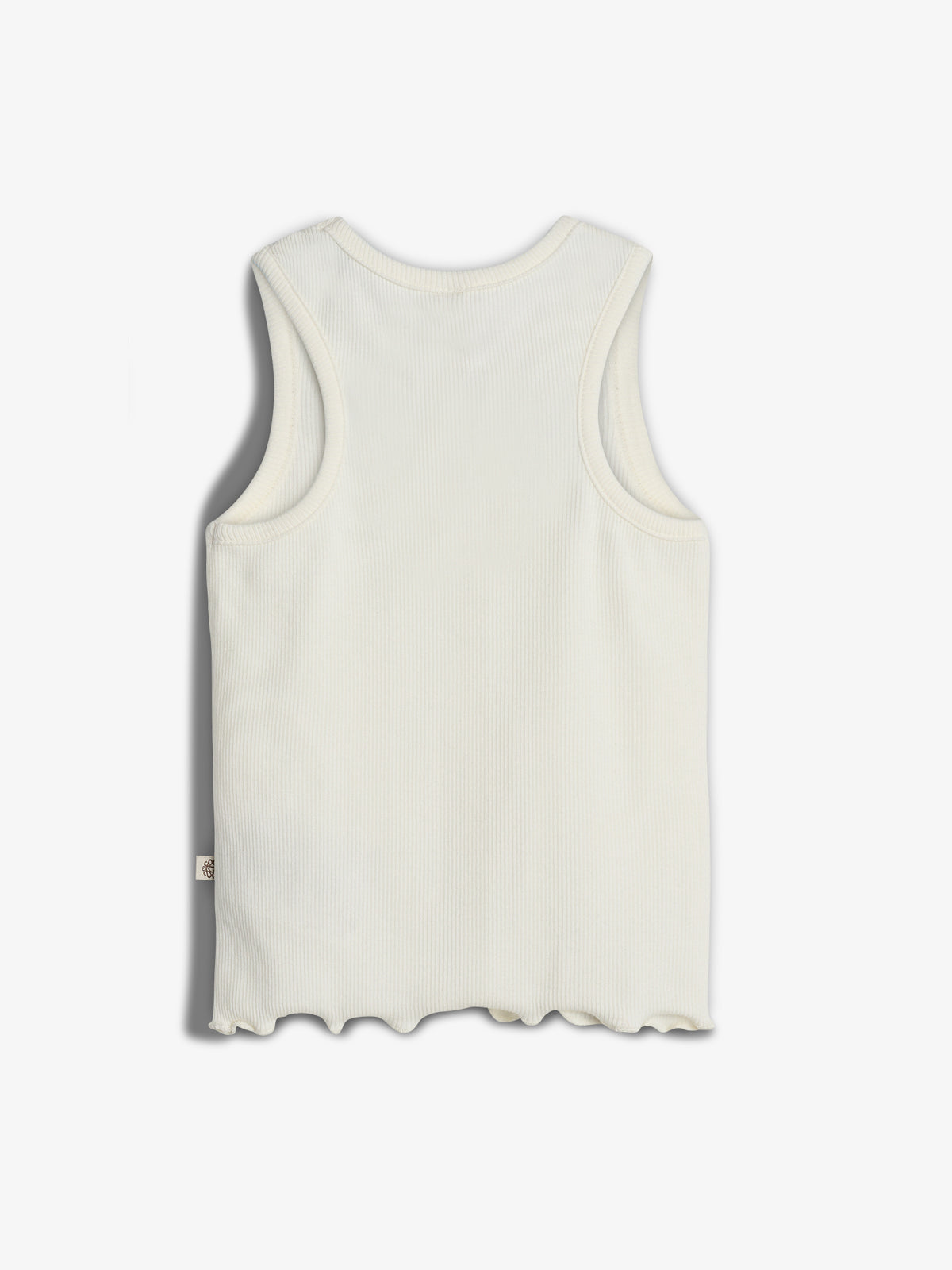 Modal-Ripp Ärmelloses Top - Tween - Off - Tween - Off White | 100452 Fiona