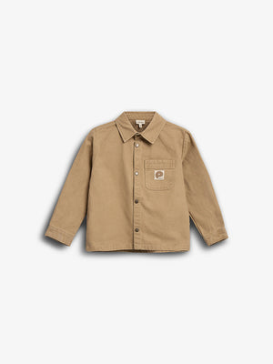 Canvas Overshirt - Tween - Beige | 100343 Dereck