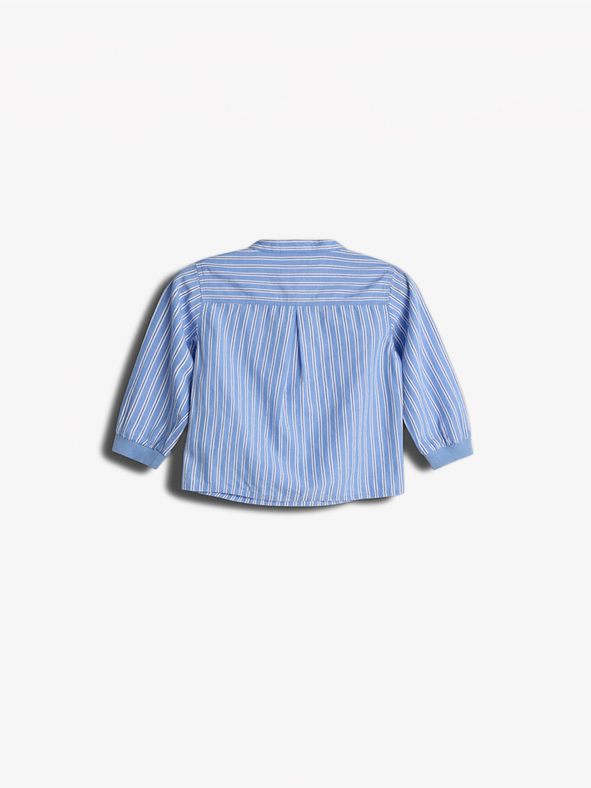 Gestreiftes Stehkragenhemd - Kids - Blue Stripe | 100488 Kai