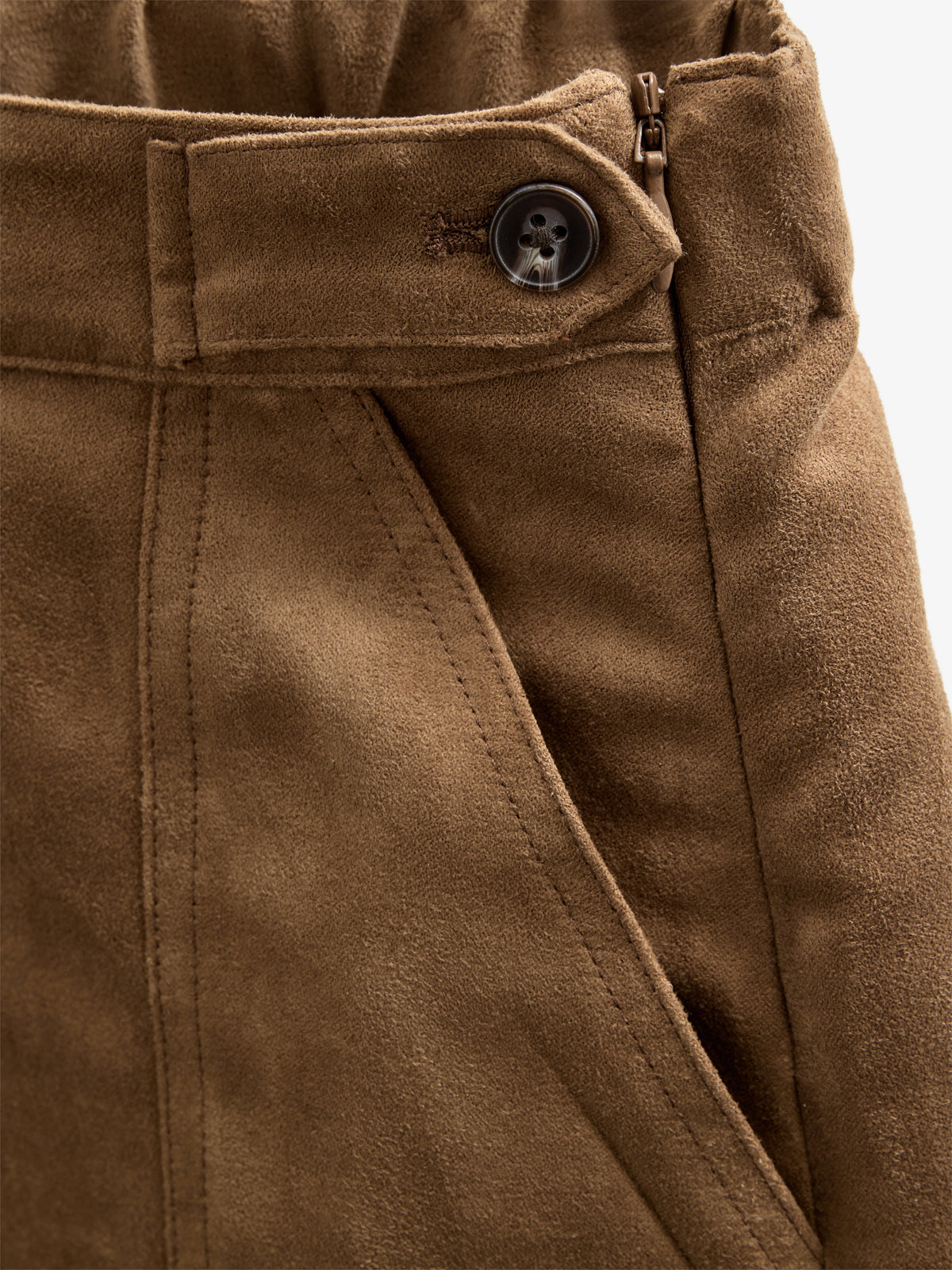 Wildlederimitat-Rock - Tween - Coffee | 100593 Selene