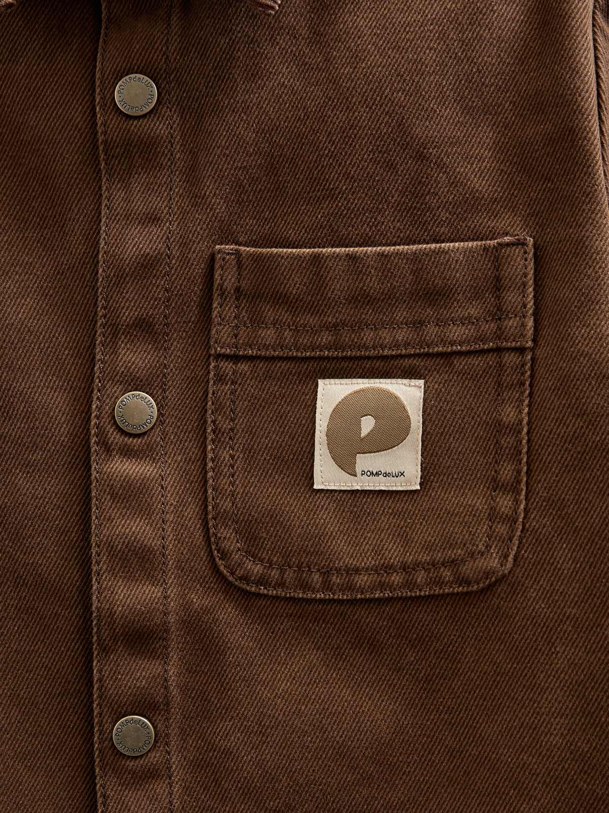 Twill-Über Hemd - Tween - Chocolate | 100611 Carter