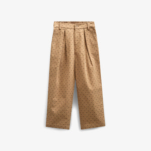 Twill trousers with Dot - Kids - Beige | 100614 Iris