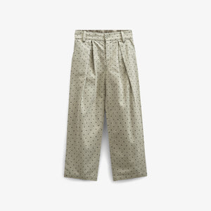 Twill-Hose mit Punkten - Kids - Dusty Green | 100616 Iris