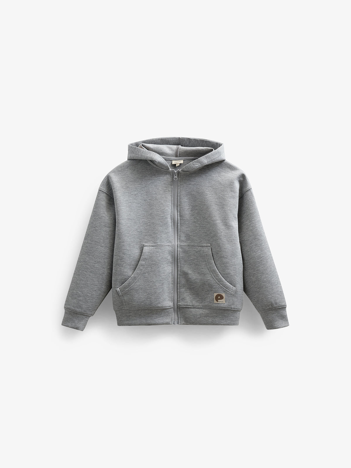 Scuba Hoodie mit Reißverschluss - Tween - Grey Melange | 100641 Liam