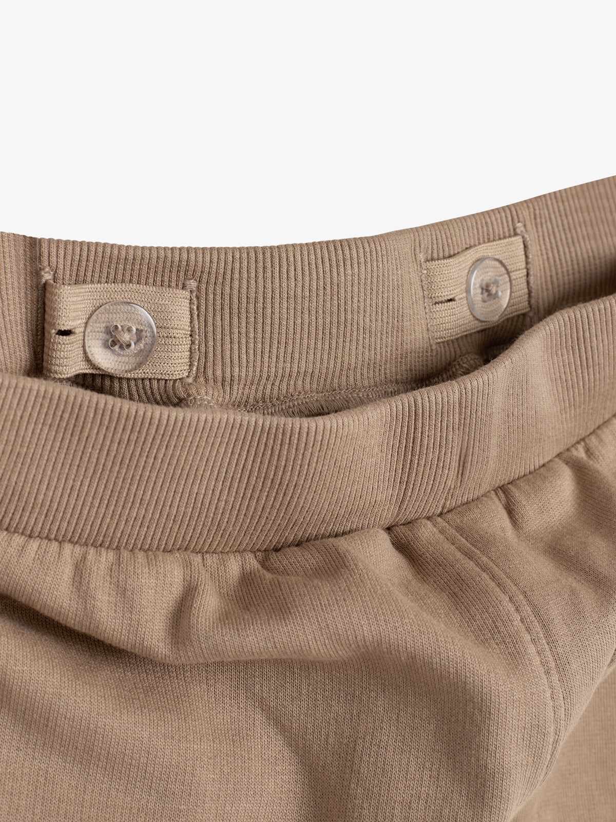Sweat Set mit Puff Applikation - Little - Dark Beige