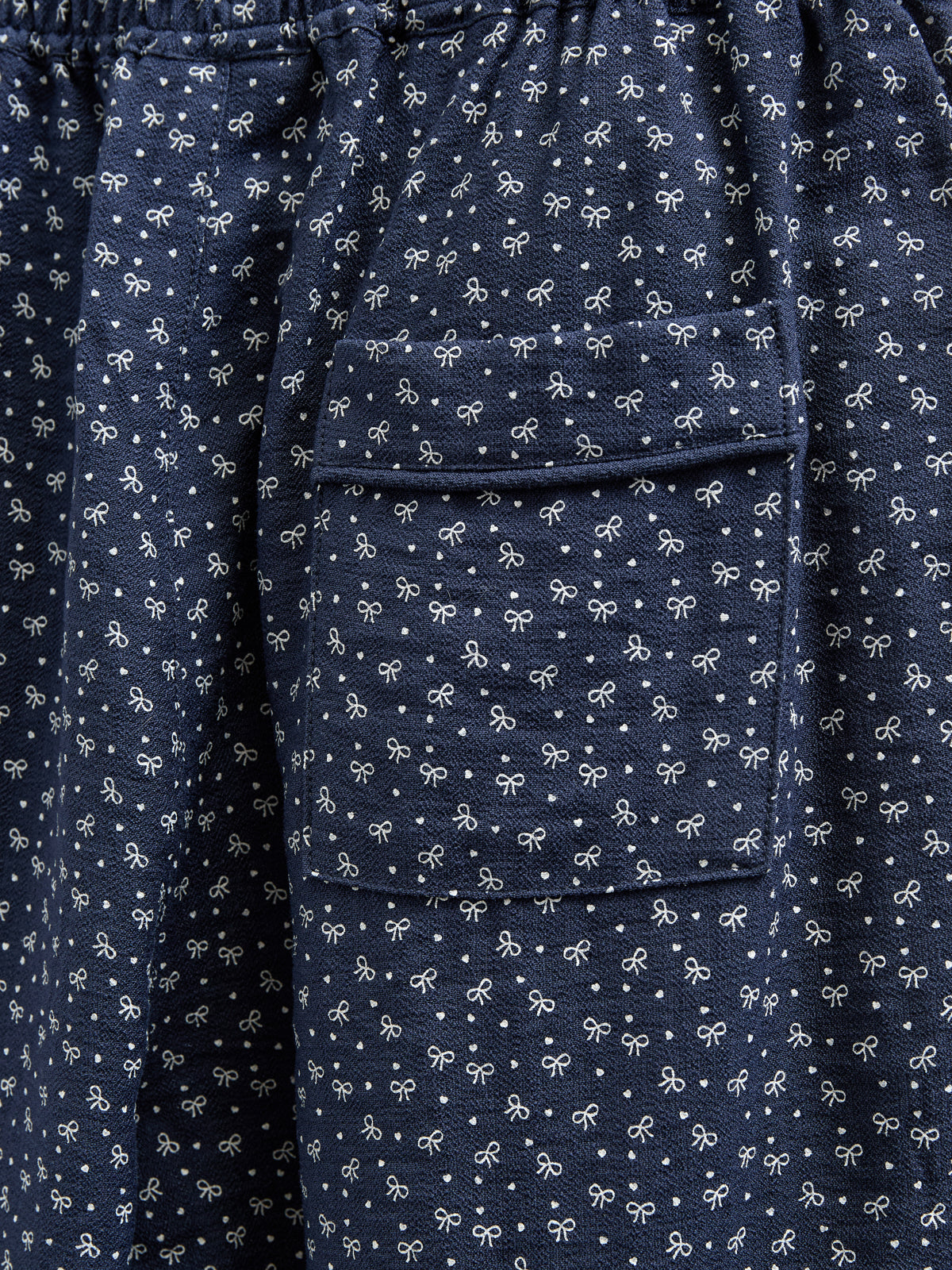 Bedruckte Hose aus Krepp-Viskose - Tween - Navy | 100660 Ana