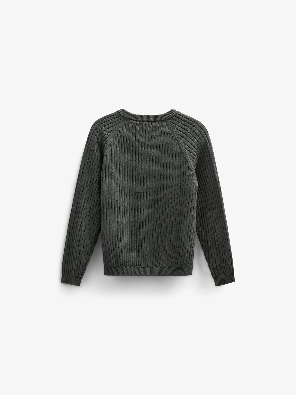 Baumwollstrickpullover - Kids - Forest Green | 100689 Jett