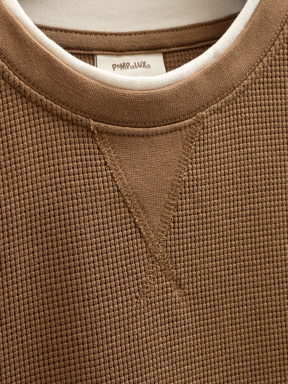 Texturiertes T-Shirt - Tween - Coffee | 100712 Malthe