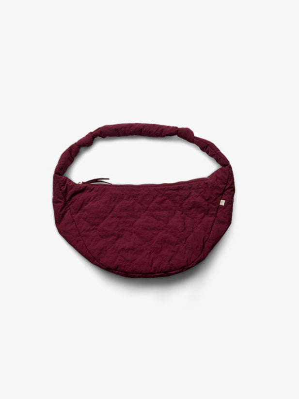 Gesteppte Gürteltasche - All - Burgundy | 100738 Bella