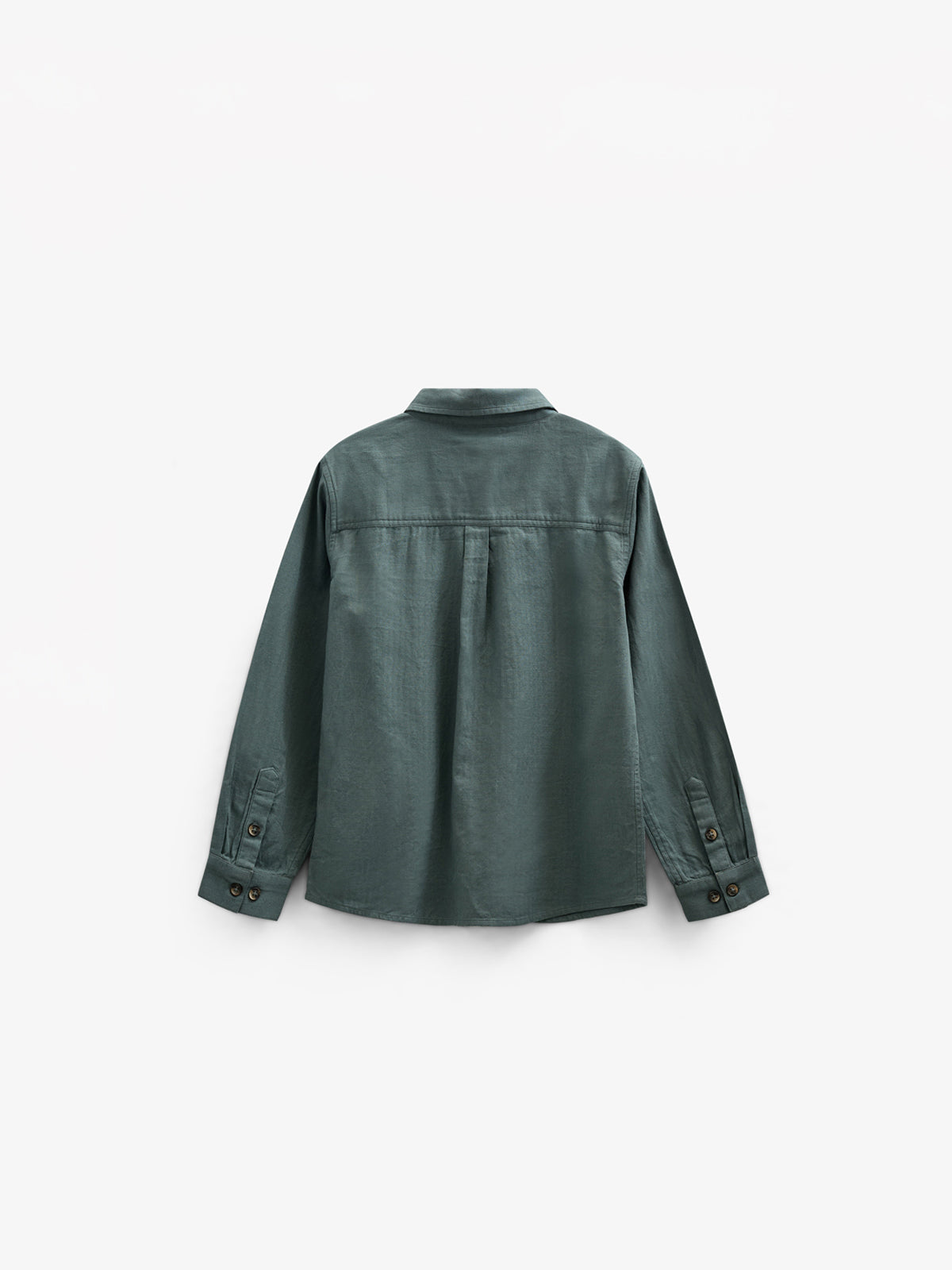 Hemd aus gewebter Baumwolle - Tween - Dark Dusty Green | 100805 Edward