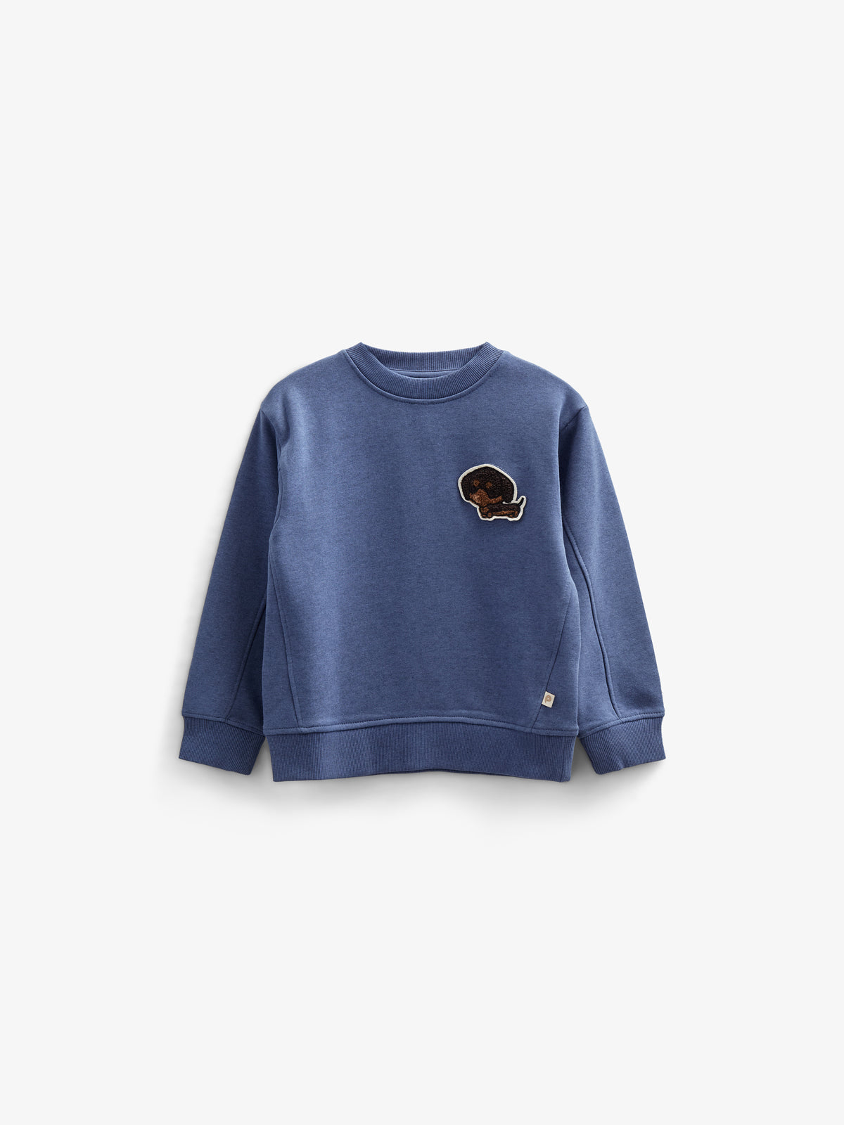 Sweatshirt mit Rundhalsausschnitt - Kids - Indigo Blue Melange | 100888 Justin
