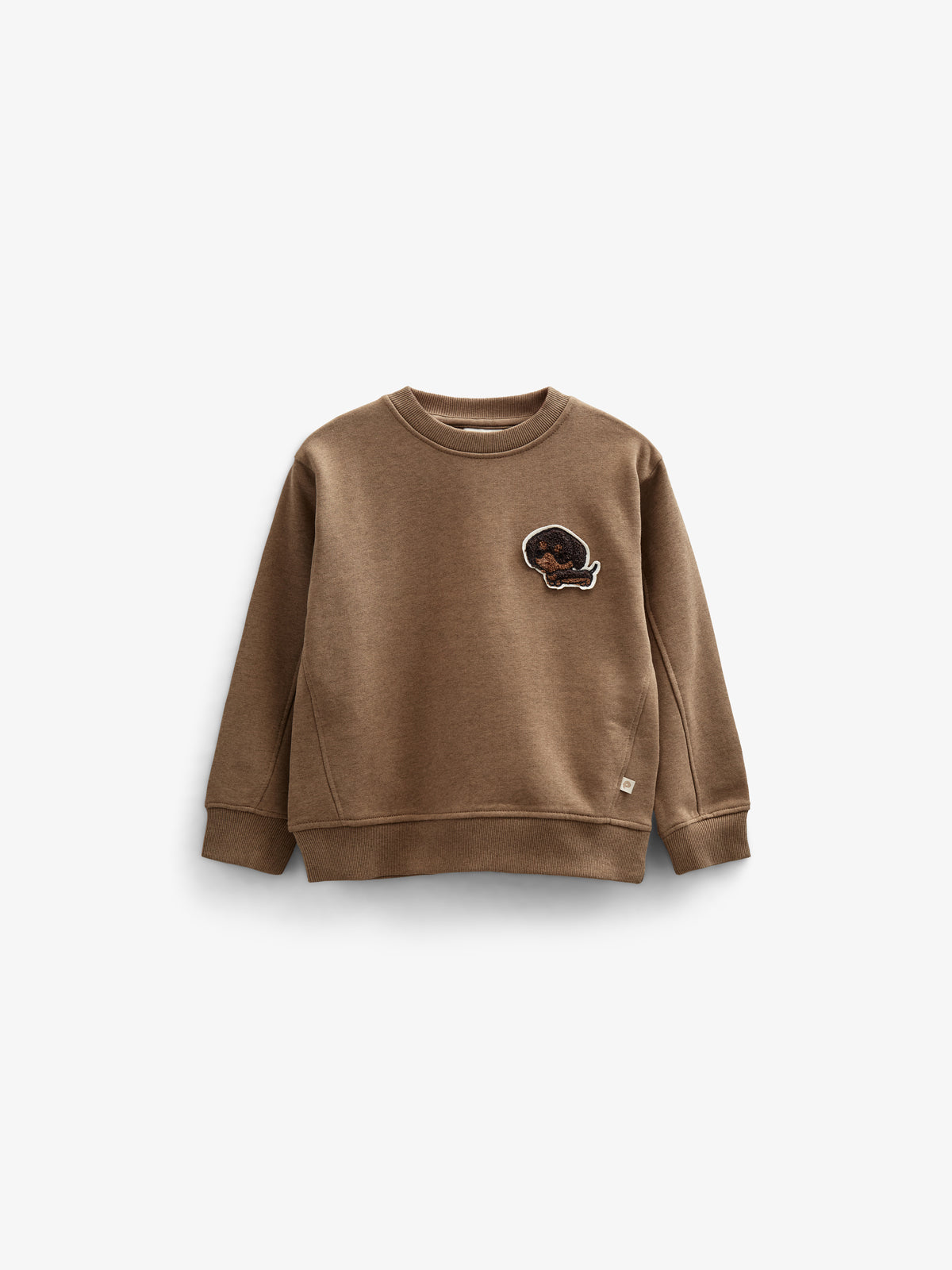 Sweatshirt mit Rundhalsausschnitt - Kids - Coffe Melange | 100890 Justin