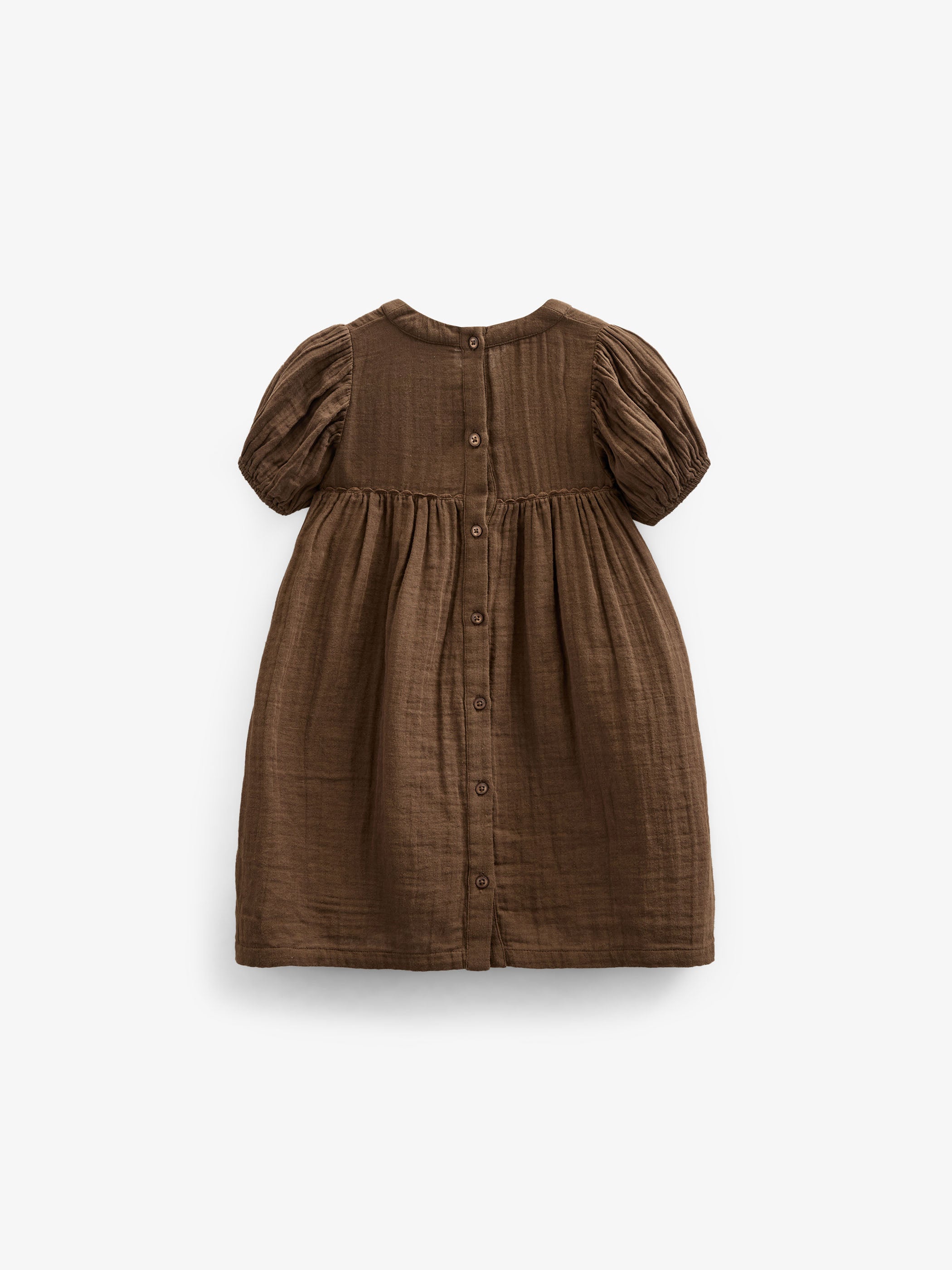 Gaze Kleid - Kids - Dark Brown | 100913 Jasmine
