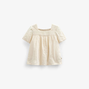 Gaze Kurzarmbluse - Kids - Off White | 100918 Jasmine
