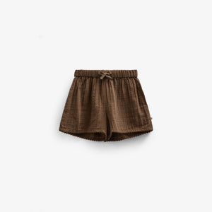 Gaze Shorts - Kids - Dark Brown | 100922 Jasmine