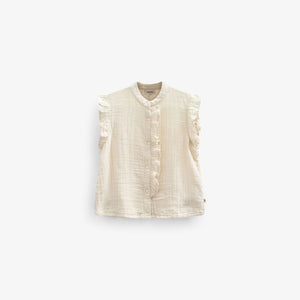Ärmelloses Top aus Gaze - Kids - Off White | 100930 Jasmine