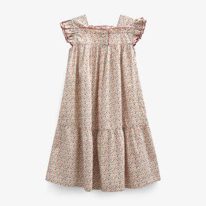 Blumenbedrucktes Poplin-Kleid - Kids - Rose | 100960 Poppy
