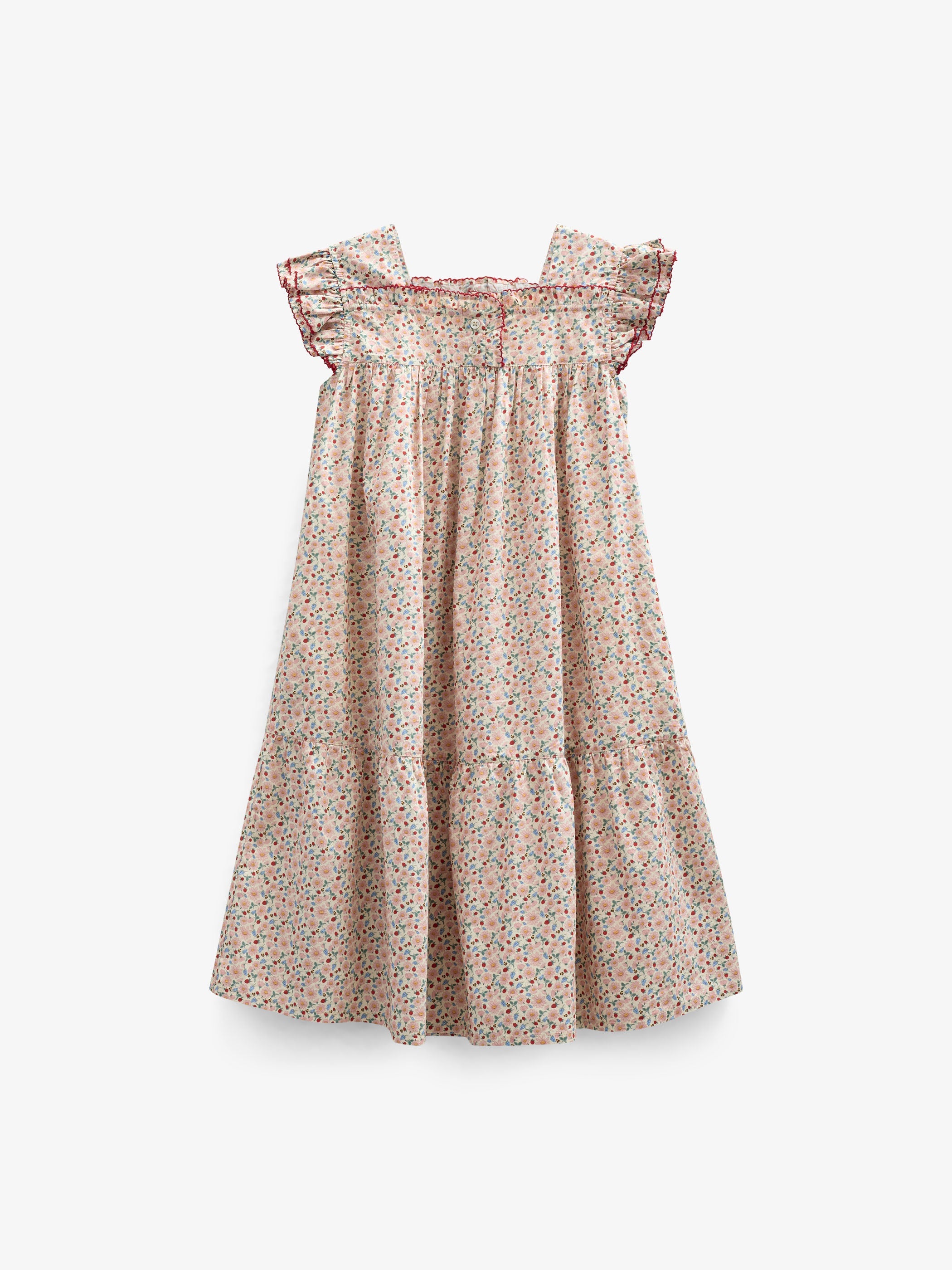 Blumenbedrucktes Poplin-Kleid - Kids - Rose | 100960 Poppy
