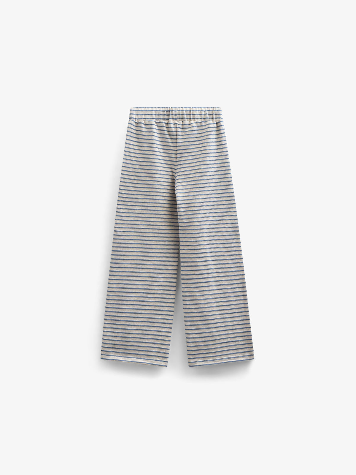 Gestreifte Jersey-Hose mit weitem Bein - Tween - Blue | 100998 Emmie
