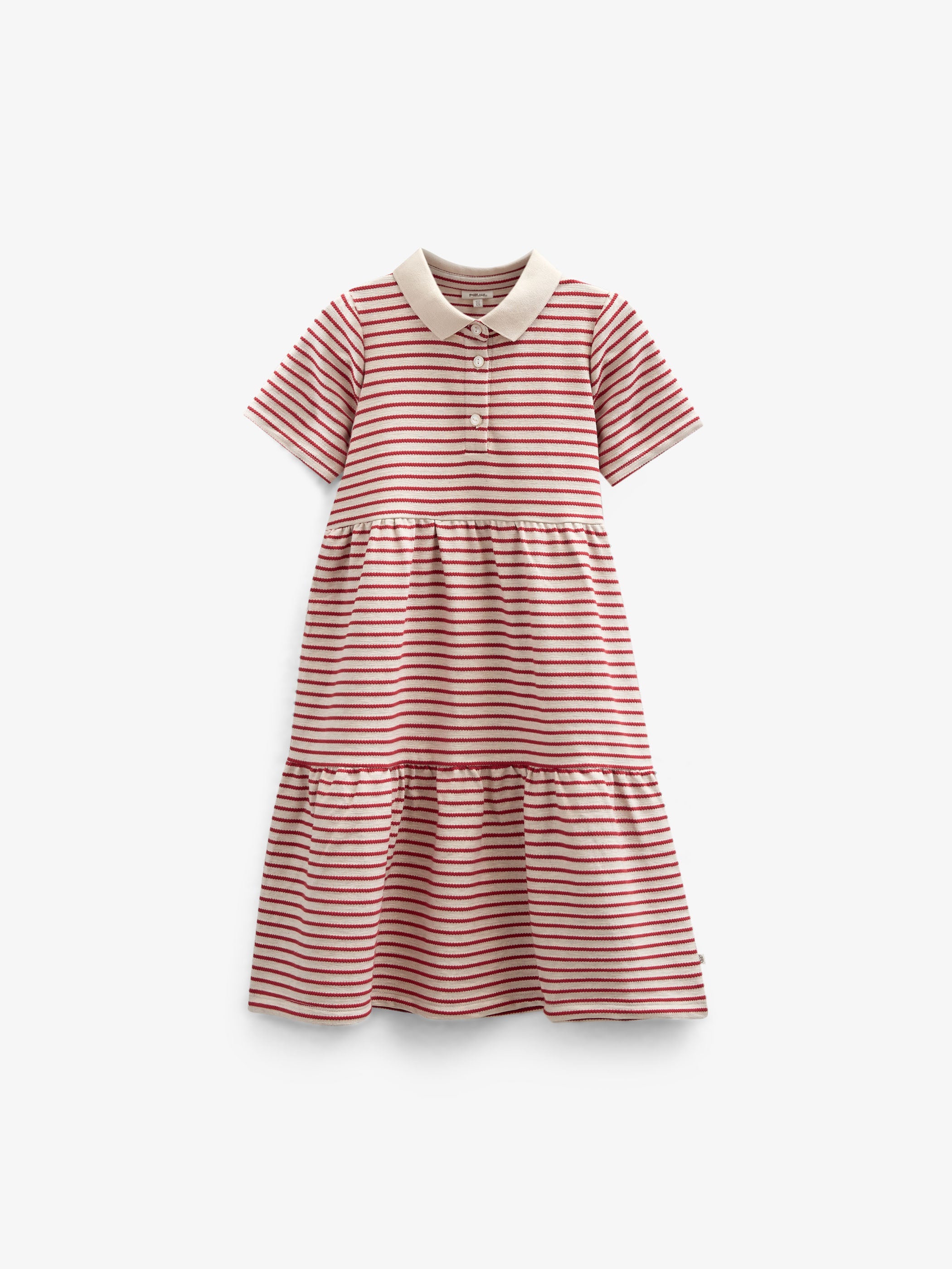 Gestreiftes Jersey-Kleid - Kids - Cherry Red | 101008 Emmie