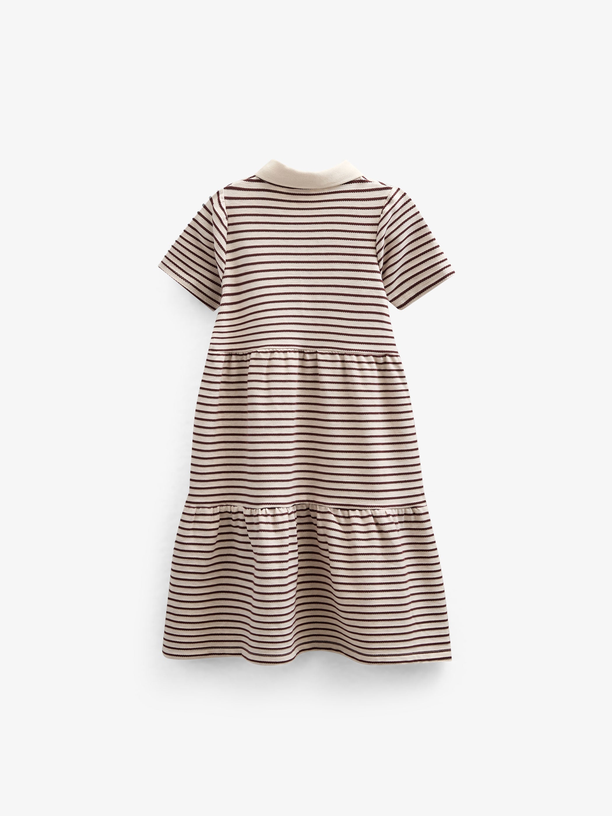 Striped Jersey Dress - Kids - Brown | 101010 Emmie