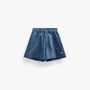 Ausgestellte leichte Denim-Shorts - Kids - Blue Denim | 101053 Isabella