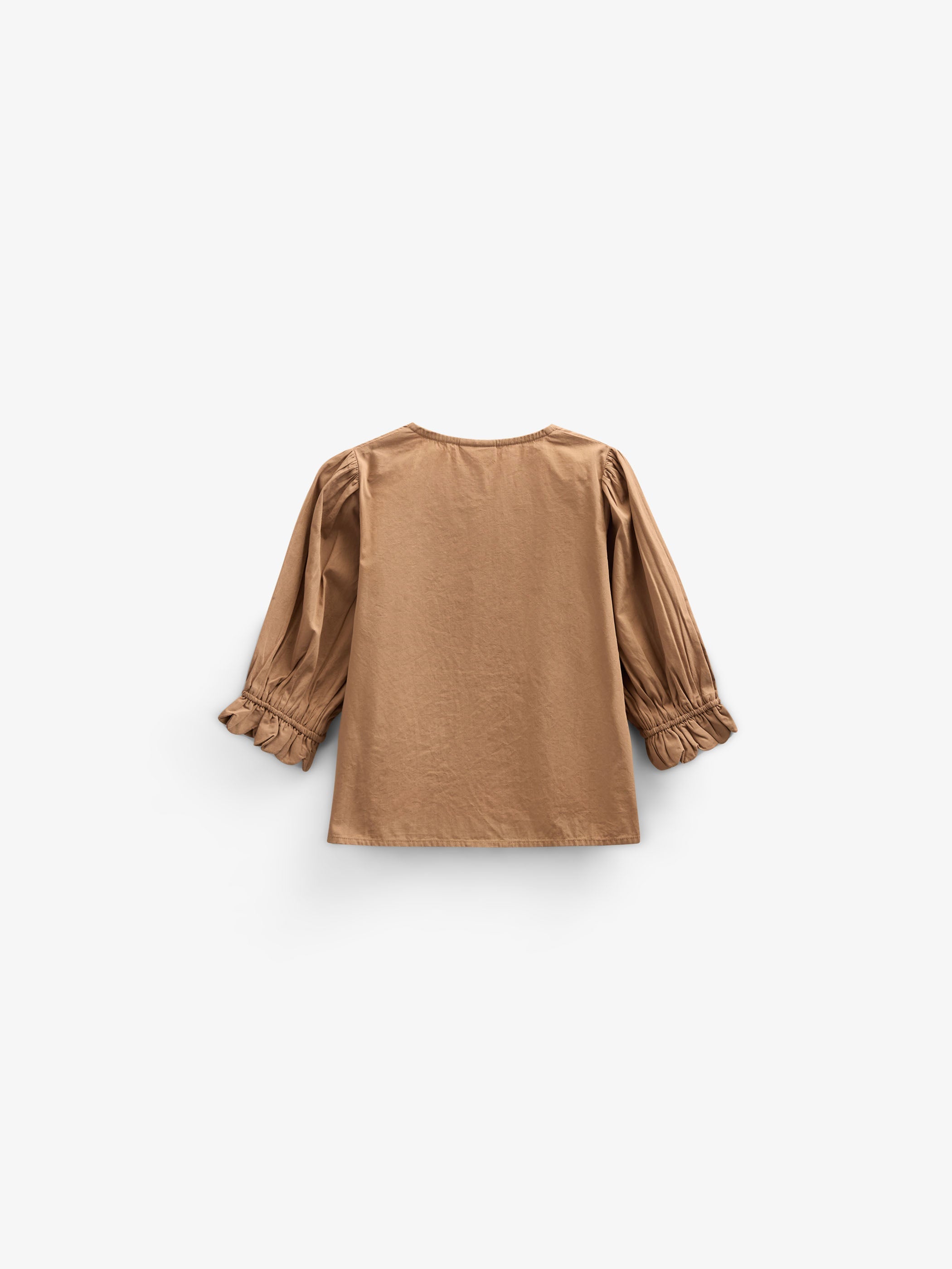 Popelinebluse mit Muschelkante - Tween - Coconut | 101077 Joy