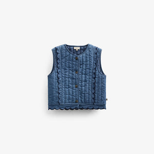 Gesteppte Denimweste - Tween - Blue Denim | 101083 Isabella