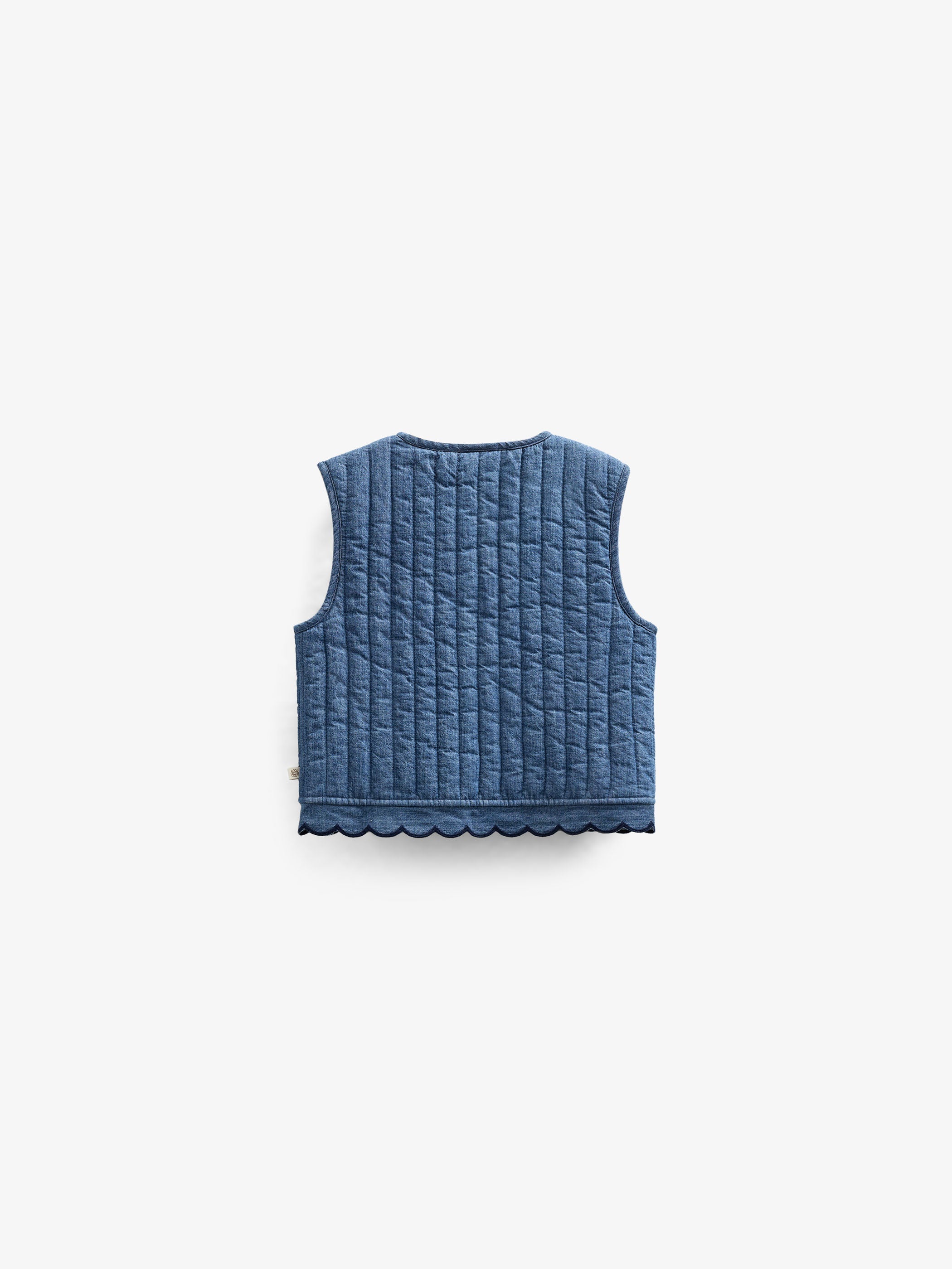 Gesteppte Denimweste - Tween - Blue Denim | 101083 Isabella