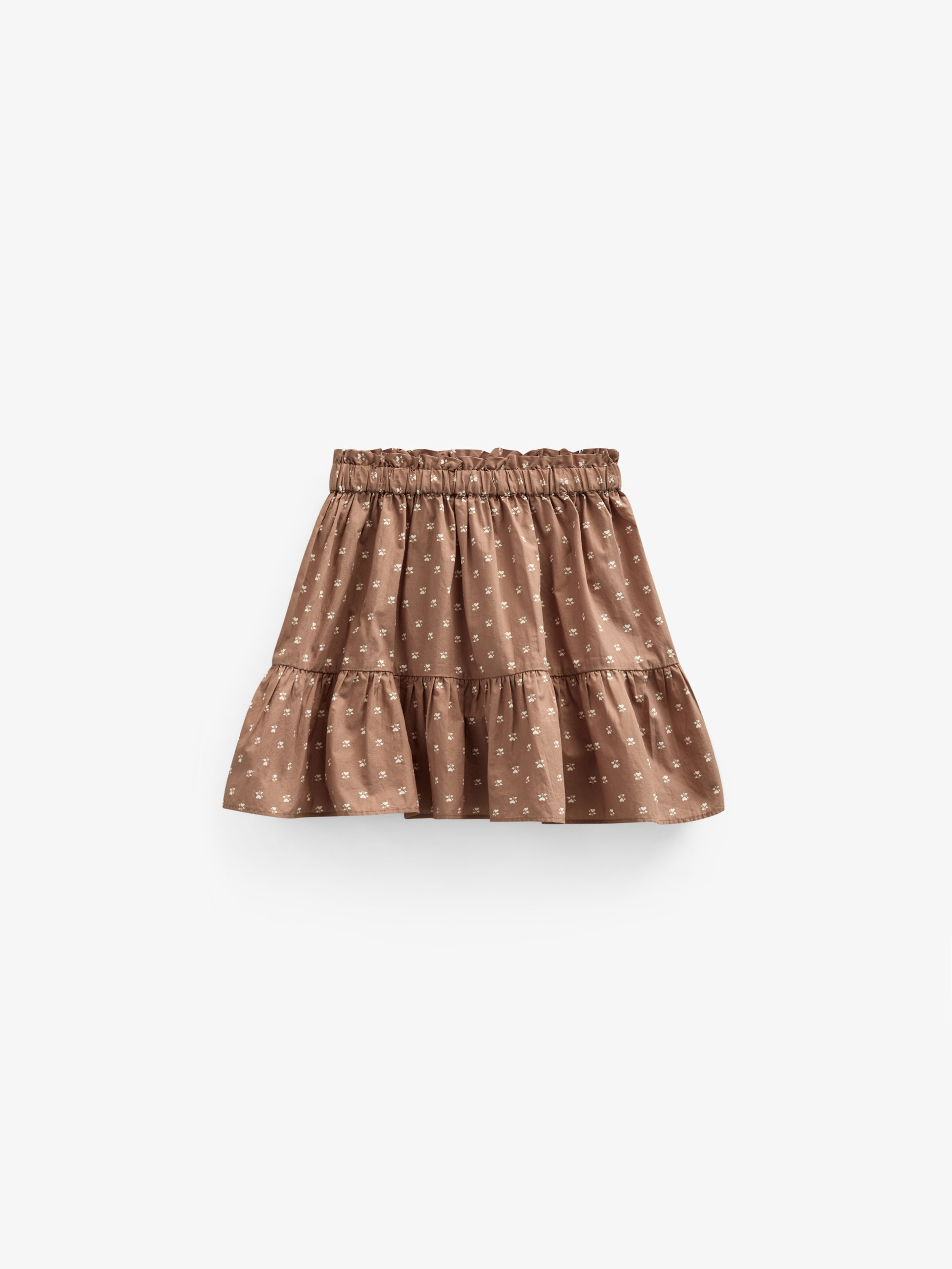 Printed Poplin Skirt - Tween - Coconut | 101086 Camilla