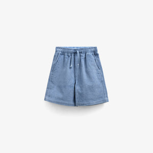 Pull-On Cord Shorts - Kids - Dusty Blue | 101100 Tobias