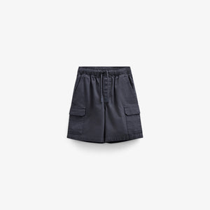 Canvas Cargo Shorts - Kids - Navy | 101122 Isack