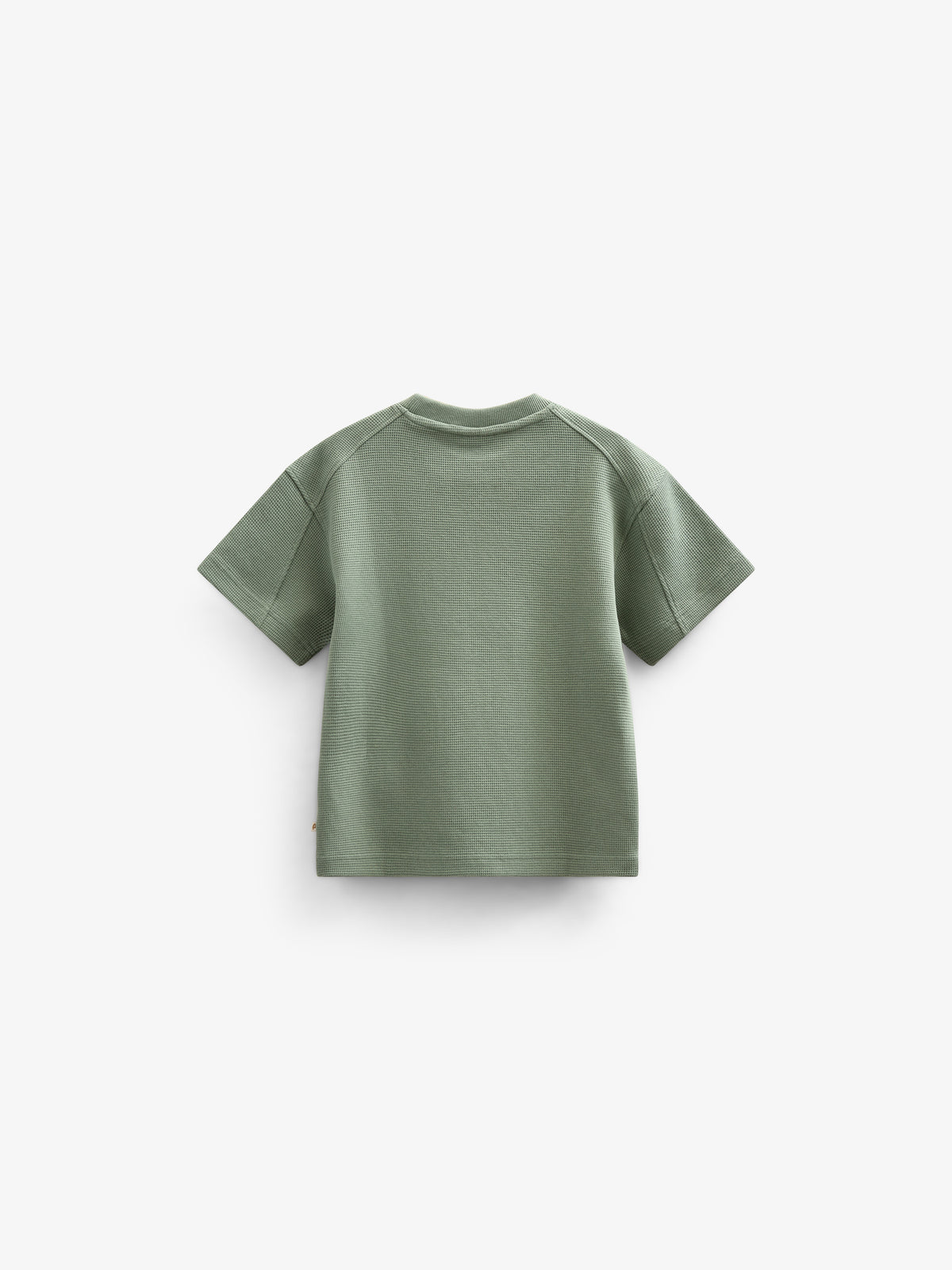 Waffel T-Shirt - Tween - Dusty Green | 101156 Evan
