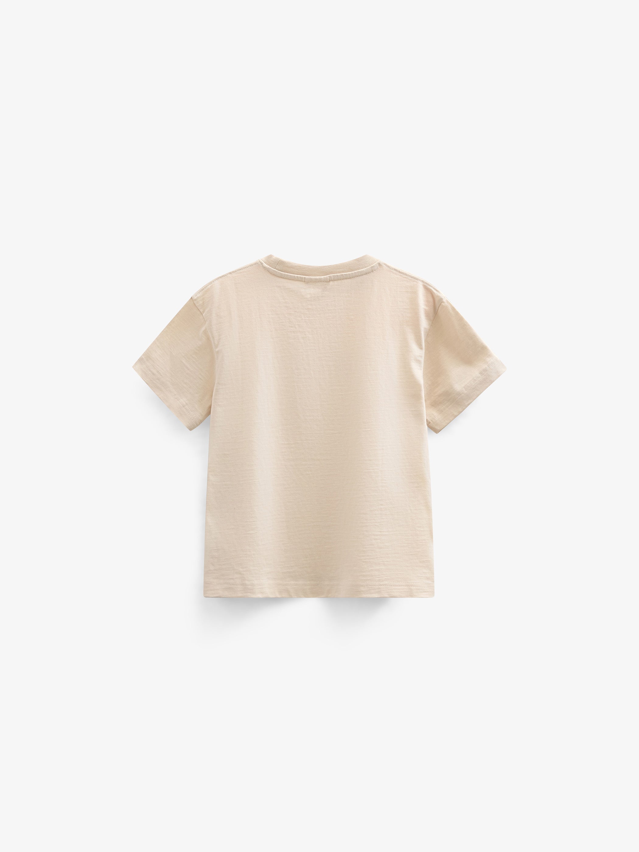 Slub-Jersey Stickerei T-Shirt - Kids - Off White | 101159 Villum