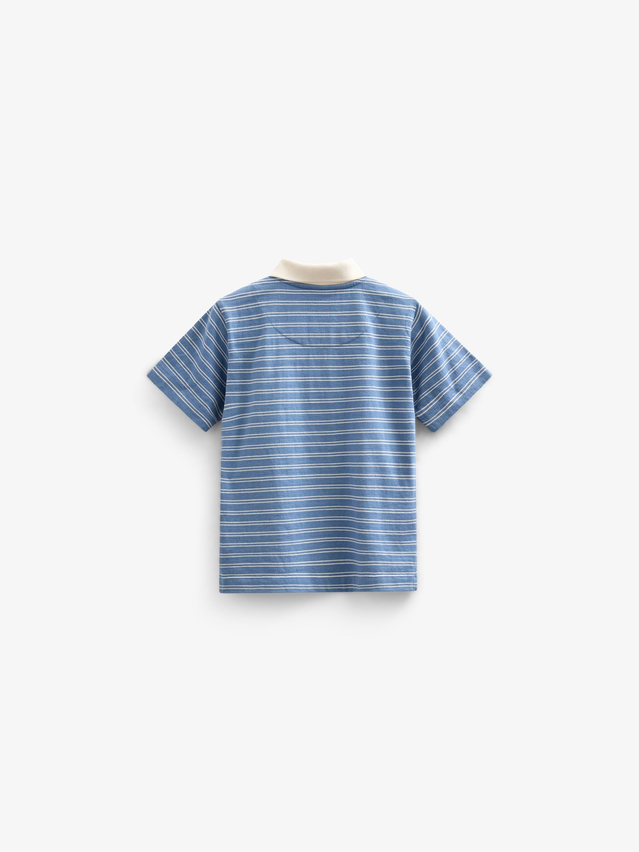 Gestreiftes Jersey-Poloshirt - Kids - Dusty Blue | 101175 Otto
