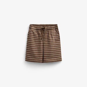 Gestreifte Jersey Shorts - Kids - Dark Brown | 101181 Otto
