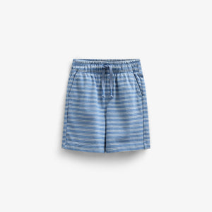 Gestreifte Jersey Shorts - Kids - Dusty Blue | 101183 Otto