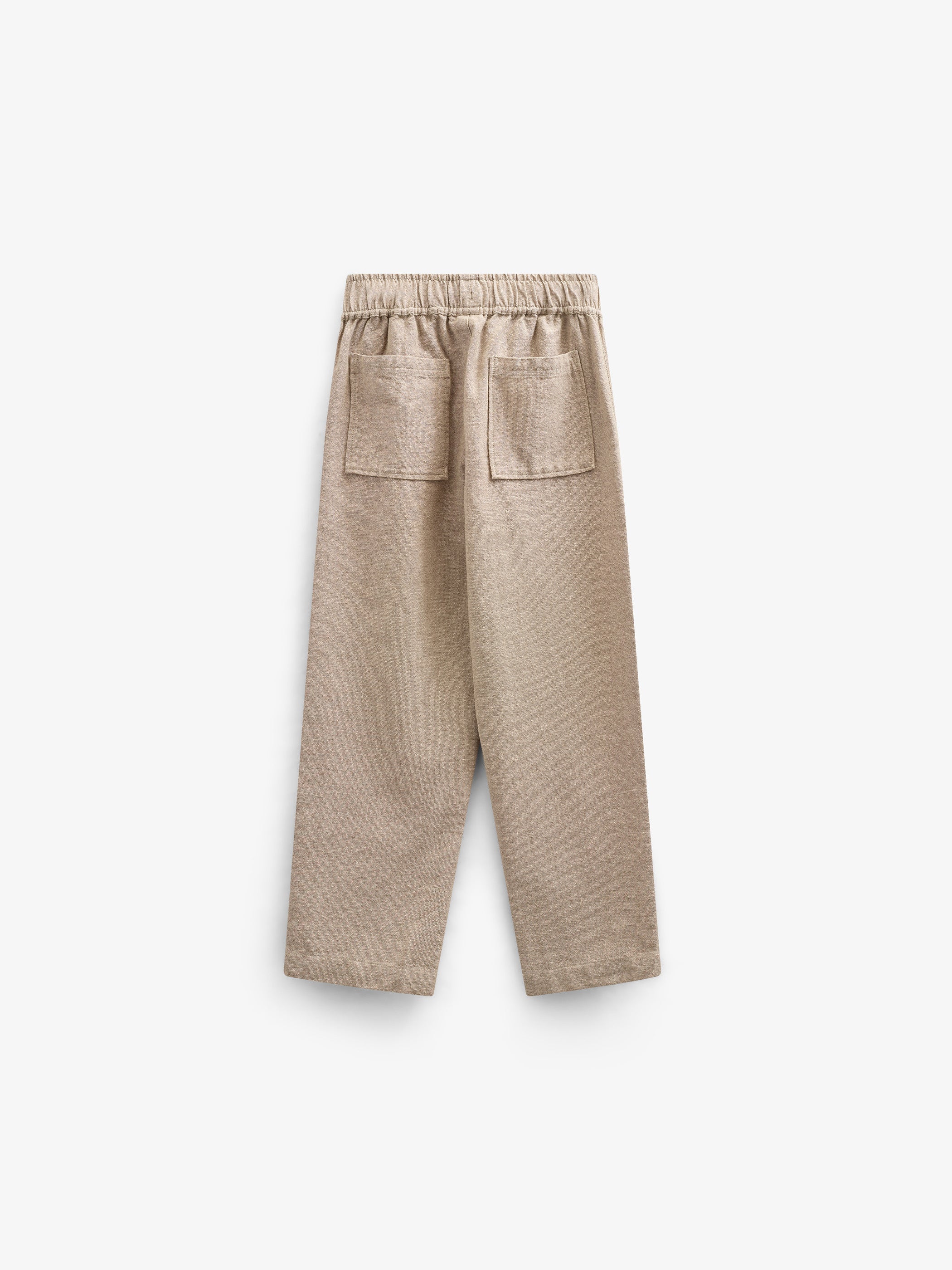 Strukturierte, gewebte Baumwollhose - Kids - Sand | 101199 Walter