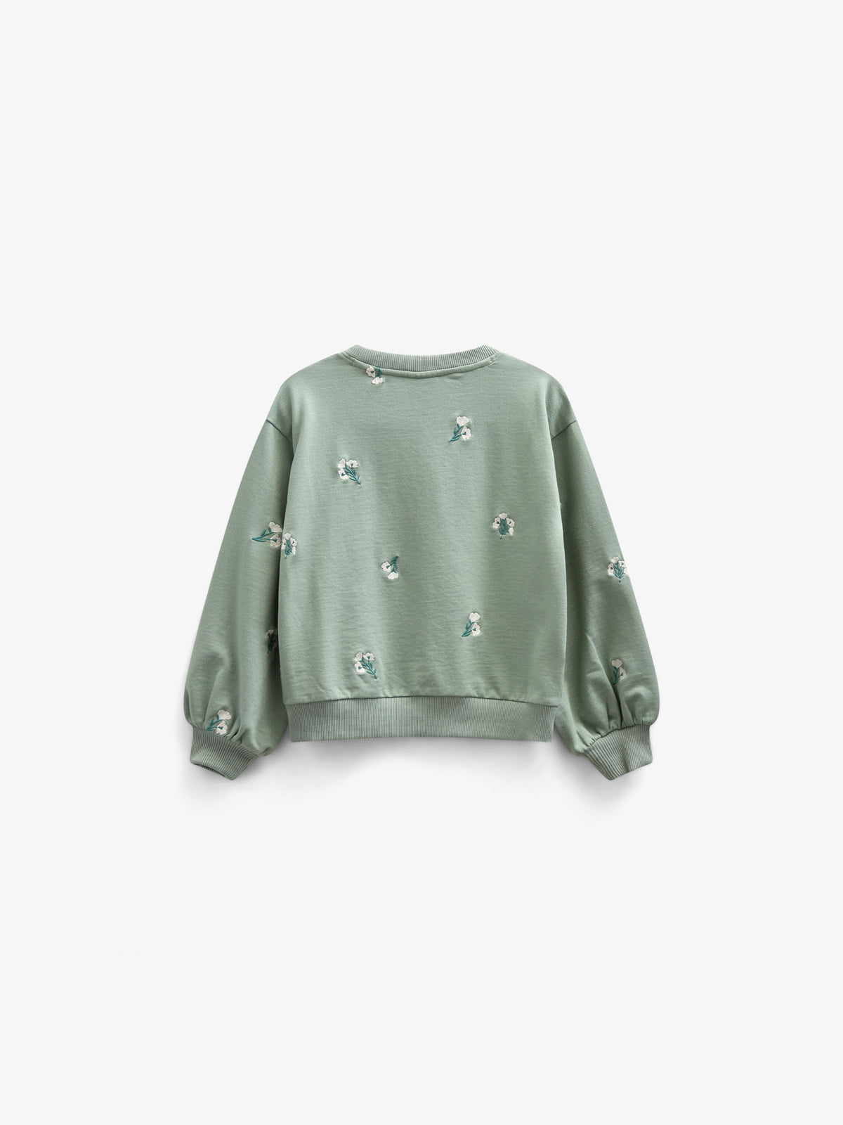 Besticktes Crewneck Sweatshirt - Kids - Dusty Green | 101211 Kimber