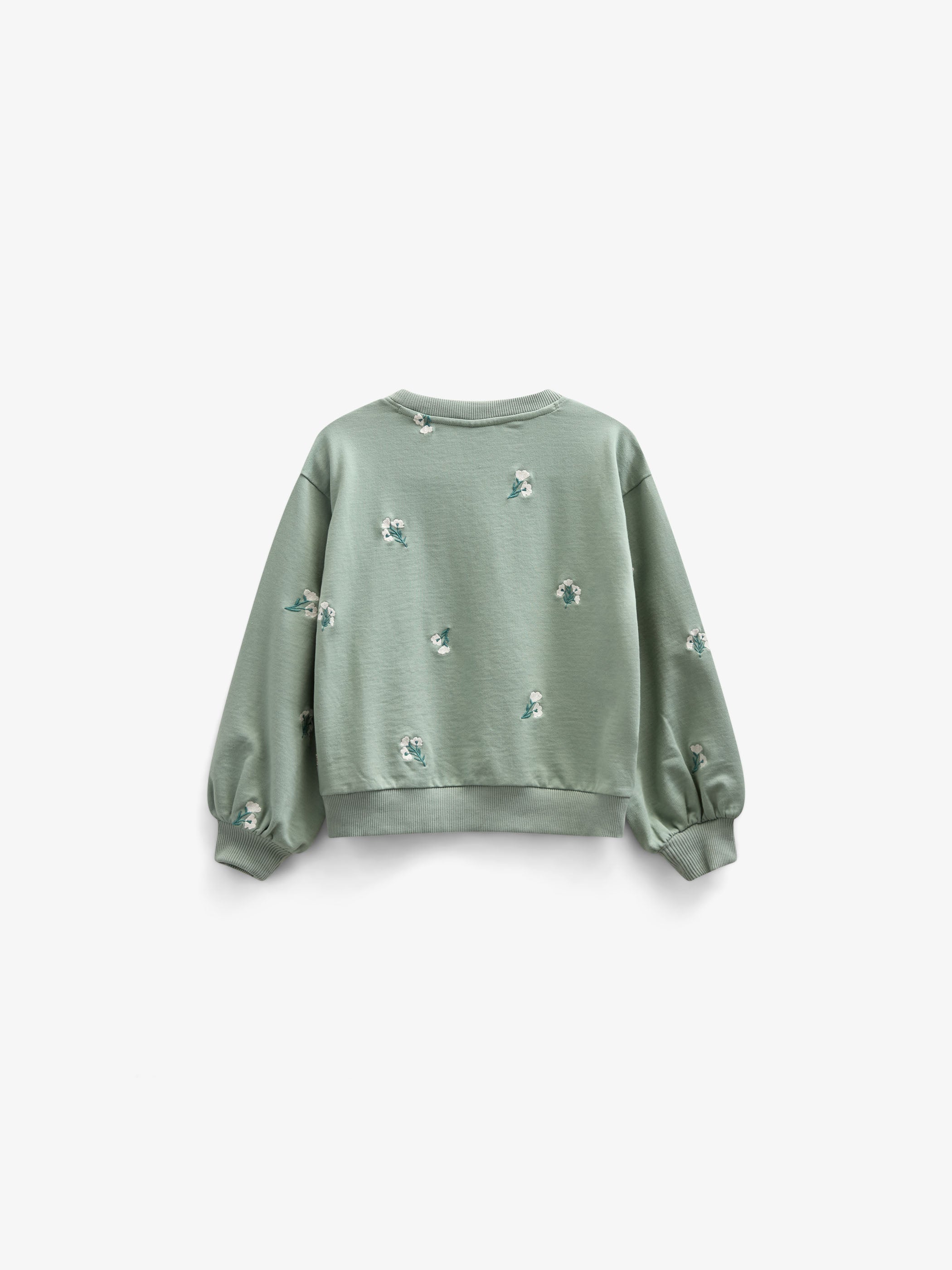 Besticktes Crewneck Sweatshirt - Kids - Dusty Green | 101211 Kimber