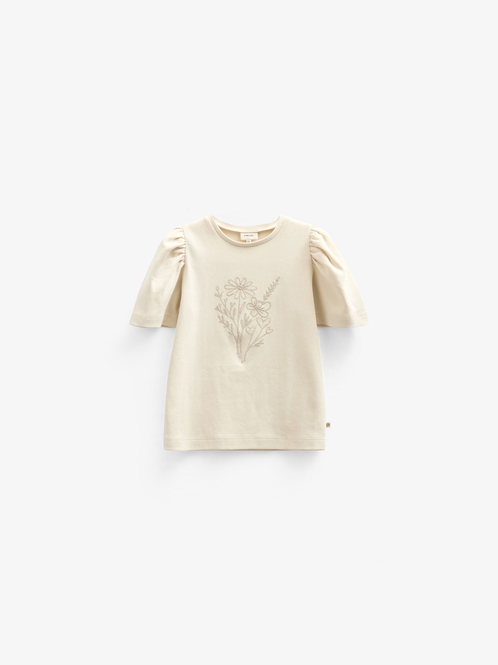T-Shirt mit Stickerei - Kids - Offwhite | 101235 Amanda