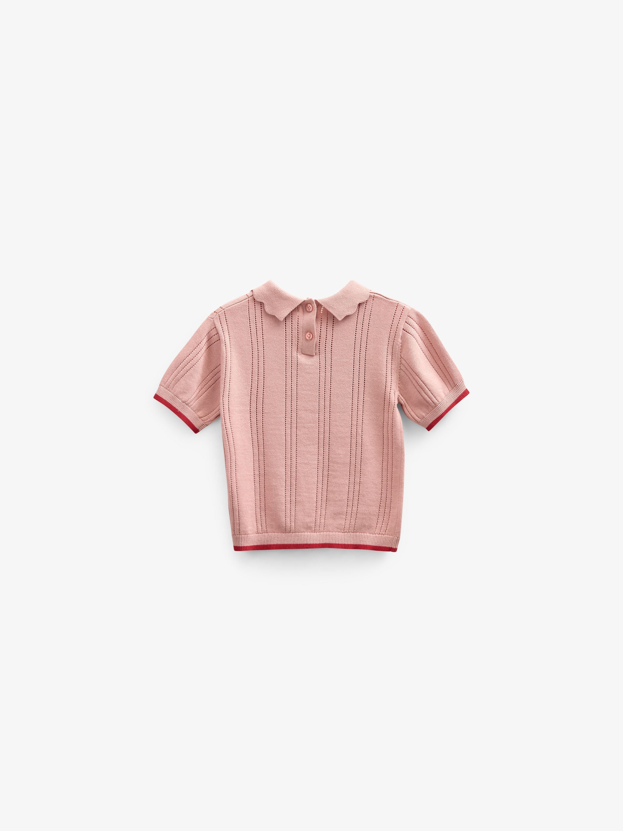 Mädchen gestricktes Polo - Kids - Rose | 101241 Helena