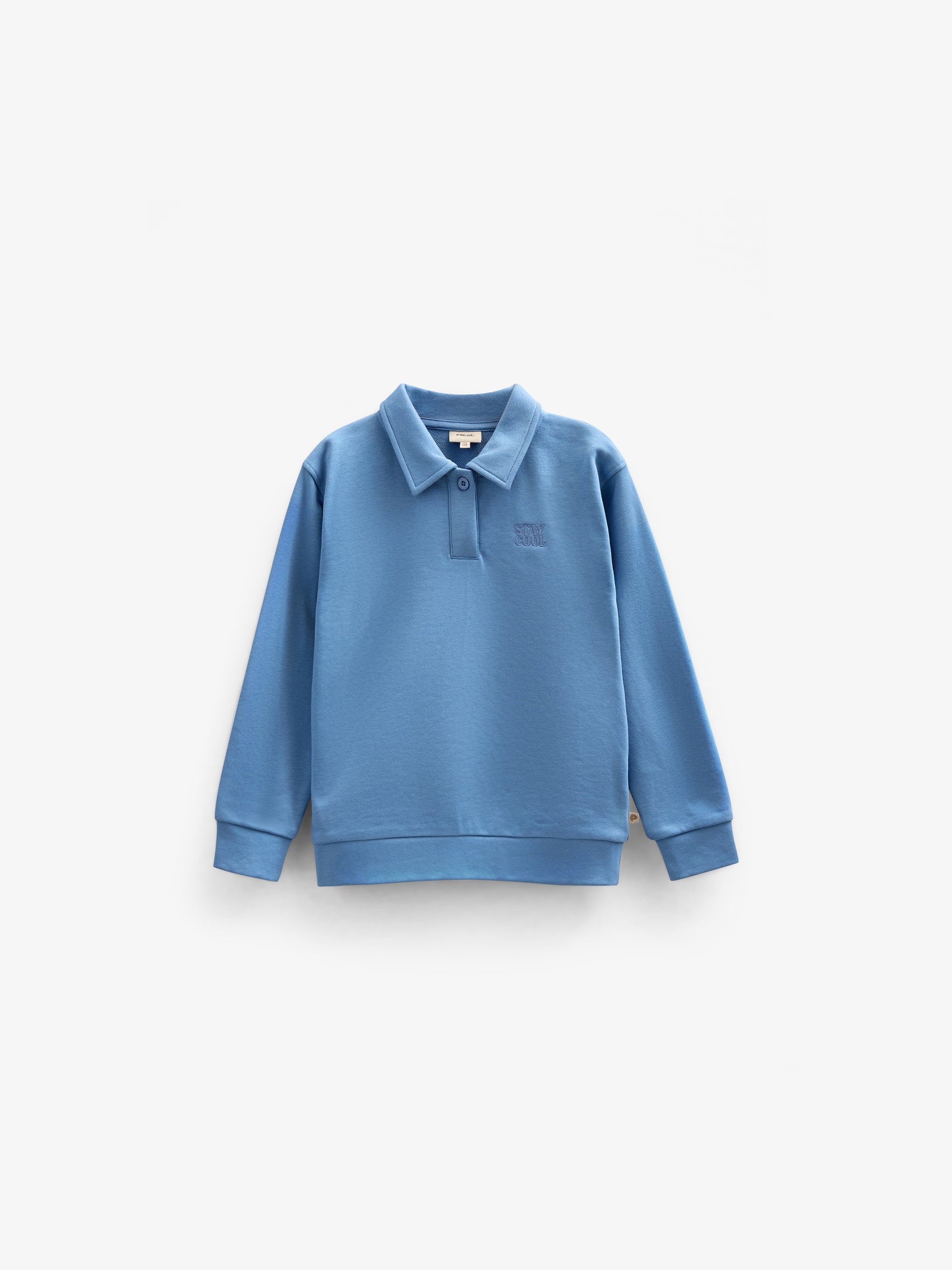 Polo-Sweatshirt - Kids - Dusty Blue | 101253 Carter