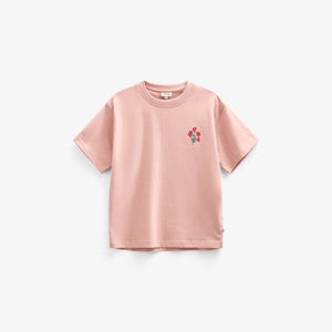 T-Shirt mit Blumenmotiv - Kids - Powder Rose | 101292 Elsa