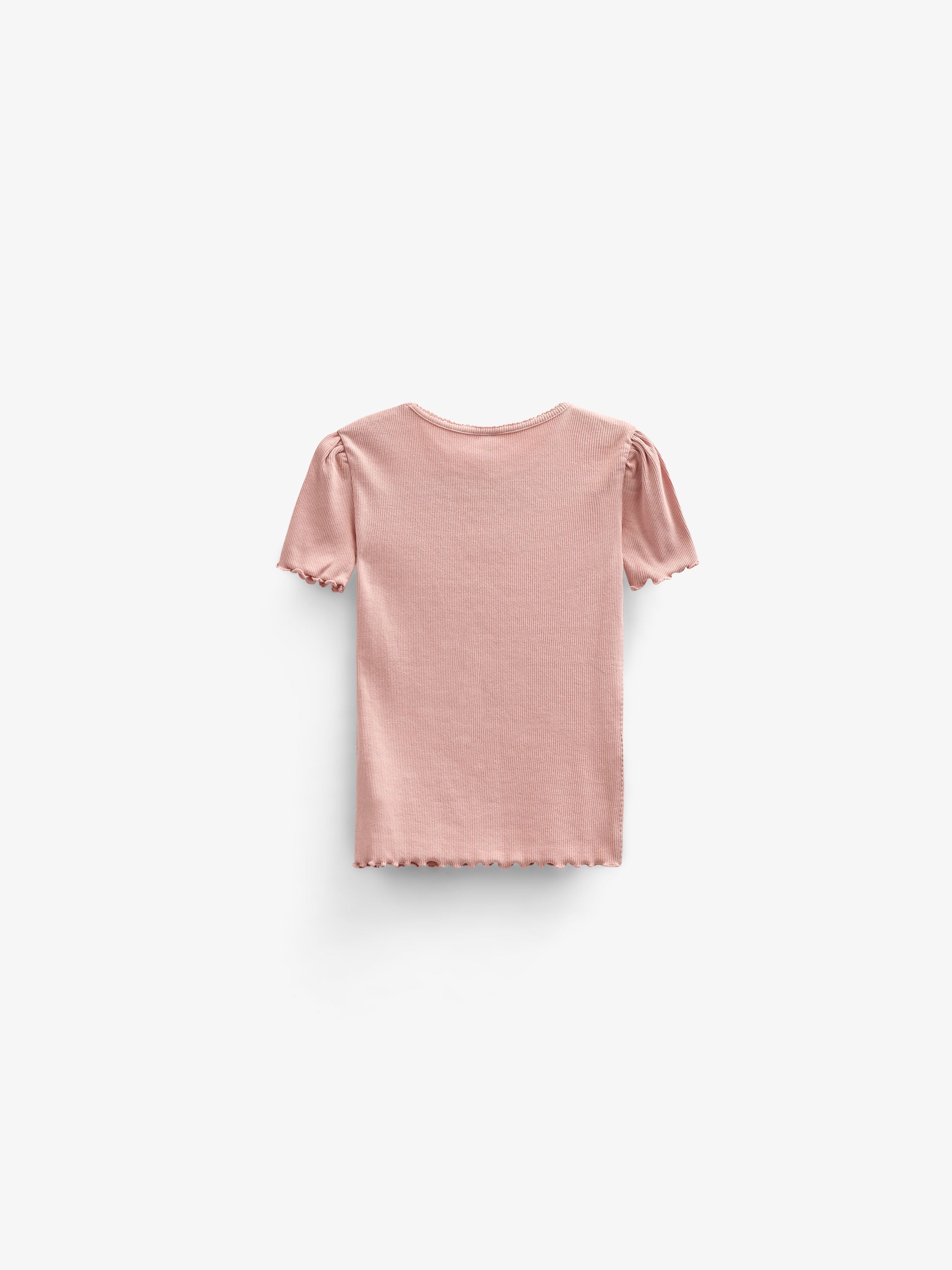 T-Shirt aus Modalripp - Kids - Rose Tan | 101298 Lottie